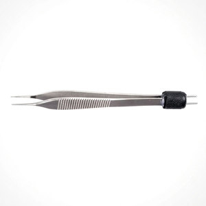 Pince bipolaire électrique en acier inoxydable Adson non isolée 15 cm avec pointe de 1,0 mm, instrument chirurgical pour microchirurgie - Product Image 3