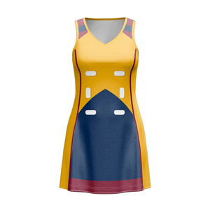 Bulk Supply Professional Netball Dress with Detachable <b>Bibs</b> System Custom Branding Factory - Product Image 1