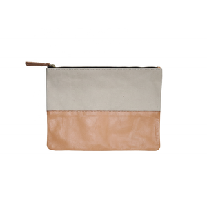 กระเป๋าผ้าใบผ้าฝ้ายธรรมดาสำหรับผู้หญิงกระเป๋าซิปพิมพ์ลายตัวอักษรเป็นมิตรกับสิ่งแวดล้อม - Product Image 1