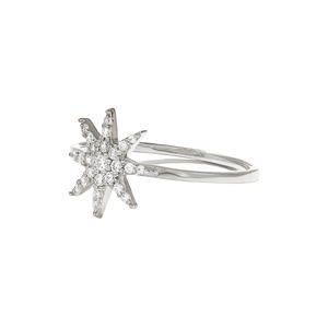 India Best Manufacturer of Natural Diamond Engagement <b>Ring</b> 14kt 18kt 10kt Solid Gold Plated <b>Statement</b> <b>Ring</b> Unique Starburst <b>Ring</b> - Product Image 1