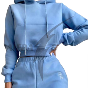 Woman's Designer Trending Tracksuit <b>Set</b> 100% Comfortable Cotton <b>Plus</b> <b>Size</b> Girls <b>Jogger</b> <b>Sets</b> Baggy Style Hoodies Trouser <b>Sets</b> - Product Image 1