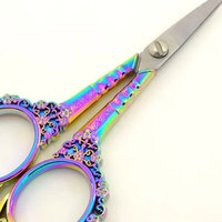 Ciseaux à cuticules incurvés en acier inoxydable de haute qualité pour manucure et pédicure, outils de soin des ongles, logo personnalisé A+
