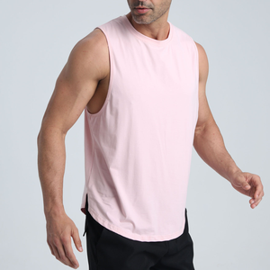 Chaleco Deportivo Personalizado con Logotipo para Hombre, Cuello Redondo, Tejido de Punto, Estilo Vintage, Secado Rápido, 100% Algodón Puro, Ropa Deportiva y Activa - Product Image 3