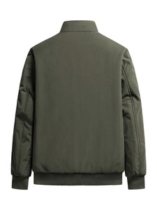 Veste en polaire noire pour homme, à capuche, fermeture éclair, coupe-vent, décontractée, vêtement d'extérieur d'hiver, coupe régulière, doublure en sherpa, réversible - Product Image 3