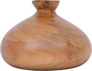 Maceta Decorativa Redonda de Madera Ecológica con Diseño de Llama 3D para Flores, Ideal para Decoración del Hogar y Mesas de Boda - Product Image 3