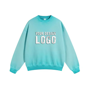 Sudadera con Capucha Extra Grande para Hombre, Cuello Redondo, Color Degradado Personalizado, Estilo Casual Urbano - Product Image 5