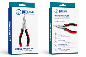 Alicates Profesionales de Punta Redonda para Joyería, Acero Inoxidable, Herramienta Ergonómica para Abrochar Alambres y Abalorios con Agarre Suave - Product Image 6