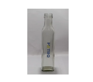 Bouteille en verre de 250 ml pour huile, bouteille vide de qualité alimentaire pour huile d'olive, vinaigre, sauce, vinaigrette, emballage de boissons, réutilisable, approvisionnement en gros - Product Image 5