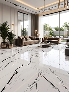 Azulejos de Porcelana Pulida Esmaltada de Alta Calidad con Acabado Blanco Brillante de 60x120cm, Azulejos de Lujo de 600X1200 MM para Paredes y Pisos Interiores - Product Image 6