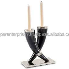 Best Selling Horn With Metal Candle <b>Lanterns</b> Home Decor Luxury Scented Candles Holders <b>Tea</b> <b>Light</b> Candle Stand With High Finished - Product Image 5