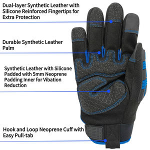 Nuevos Guantes de Conducción de Cuero Marrón con Pantalla Táctil, Cierre de Botón a Presión, Perforados, con Logotipo Personalizado para Hombre - Product Image 6