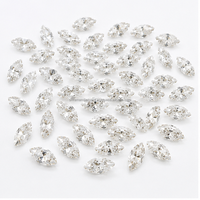 Prix de gros pour la fabrication de bijoux de luxe, diamants en vrac de qualité VS-Si, 1 carat, couleur blanche, forme marquise, cultivés en laboratoire