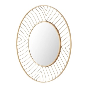 Metal <b>Mirror</b> Factory Modern Round Gold Iron Wire <b>Circle</b> <b>Wall</b> <b>Mirror</b> for Bathroom Living Room Furniture - Product Image 2