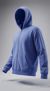 Sweat-shirt à capuche surdimensionné pour homme et femme, qualité supérieure, coton molletonné, streetwear personnalisé, fermeture éclair intégrale - Product Image 3
