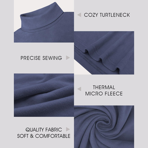 Mens Turtle High Neck Fashionwear Custom <b>Logo</b> And Size Slim Fit Cotton Pullover Breathable Comfortable Daily Wear Shirt - Product Image 2