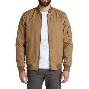 Green Field Flight Premium Bomber <b>Jacket</b> For <b>Men</b> Structured <b>Utility</b> Outerwear Polyester Patch Pockets Bomber <b>Jackets</b> - Product Image 4