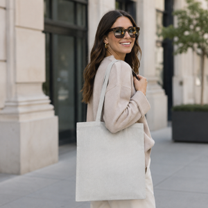 Premium Cotton Tote <b>Bag</b> | Eco Friendly Reusable Shopping Grocery Carry <b>Bag</b> Custom Printed Promotional Wholesale Custom Logo <b>Bags</b> - Product Image 3