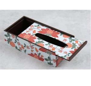 Porte-mouchoirs au design exclusif, finition personnalisée, boîte de rangement, accessoires de décoration de table, support pour serviettes en papier - Product Image 2