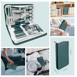 Instrumentos de Cuidado de Belleza, Juego de Herramientas de Manicura/Pedicura de Primera Calidad, Kit de Manicura/Pedicura Todo en Uno de Acero Inoxidable - Product Image 2