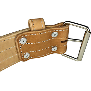Cinturón de levantamiento de pesas, cinturón de soporte duradero para gimnasio con diseño de hebilla segura para levantamiento de pesas, entrenamiento de fuerza y estabilidad del núcleo - Product Image 4