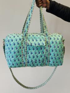 Bolsa de Lona Acolchada Estilo Boho Vintage, Ligera y Ecológica, Personalizable, de Algodón Estampado de Calidad con Cierre, para Mujer, Superventas - Product Image 4