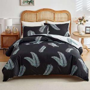 Ensemble de 3 pièces en coton léger et respirant, housse de couette et taies d'oreiller, 300 fils, moderne, imperméable, pour la maison et l'hôtel - Product Image 2