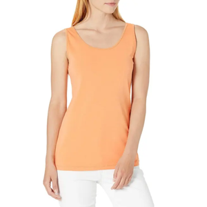 Summer Stretch Shoulder Tank <b>Top</b> Sleeveless T Shirt Casual Sexy Women Custom Logo Breathable Quick Dry Breathable Women Tank - Product Image 1