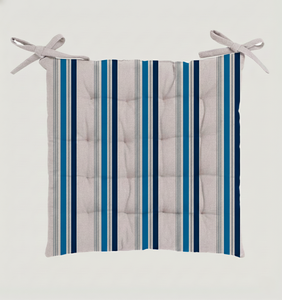 Coussin de chaise en coton matelassé doux au toucher Confort premium avec attaches sécurisées et coutures durables Confort tout au long de la journée - Product Image 3