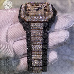 Charm_Jewels Luxury Stainless Steel Square <b>Watch</b> 38mm Analog Sapphire Crystal <b>Diamond</b> Bezel Unisex Fashion Quartz - Product Image 4