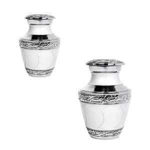 Direct from Factory Handcrafted Aluminum Cremation <b>Urns</b> for Human Ashes Budget-Friendly Adult Ash <b>Urns</b> Indian Funeral Supplies - Product Image 3