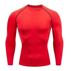 <b>Men</b> Full Sleeve Rash Guard Eco-Friendly Anti-Bacterial UV Protection Quick Dry Polyester/Nylon Sport <b>Shirt</b> - Product Image 3