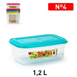 Contenitore per Alimenti FIAMBRERA da 1,2L, Durevole e Pratico per Conservazione e Organizzazione - Product Image 3