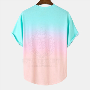 Camiseta de algodón 100% de último estilo y nuevo diseño, ropa urbana con logo impreso personalizado, corte holgado, precio al por mayor para hombre - Product Image 2