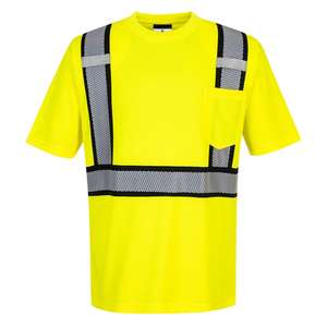 Camisetas de Alta Visibilidad para Hombre y Mujer, Clase 3, Camisetas de Manga Larga de Alta Visibilidad, Camiseta de Seguridad Reflectante para la Construcción - Product Image 5