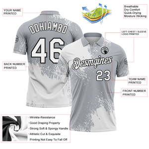 เสื้อโปโลทีมประสิทธิภาพสูง ปักชื่อและหมายเลขผู้เล่นตามสั่ง พิมพ์ลายสีเต็มรูปแบบ คอริบ โพลีเอสเตอร์ ผลิตจากโรงงานโดยตรง รับผลิตแบบ OEM ODM - Product Image 3