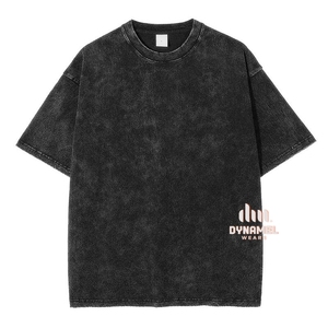 เสื้อยืดโอเวอร์ไซส์ย้อมสีสำเร็จรูปสำหรับผู้ชาย สไตล์วินเทจ ผ้าคอตตอนหนานุ่ม สตรีทแวร์ เสื้อยืดเปล่า - Product Image 1