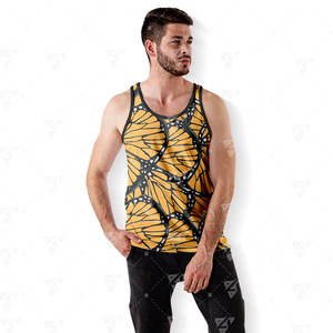 Débardeur sans manches pour homme de haute qualité, léger, en coton doux, respirant, confortable, séchage rapide, écologique, impression personnalisée - Product Image 3