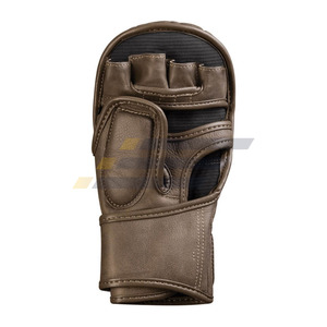 Gants de Sparring MMA Respirants Demi-Doigts en Cuir PU et PVC Personnalisables de Haute Qualité, Meilleures Ventes pour les Salles de Sport - Product Image 3