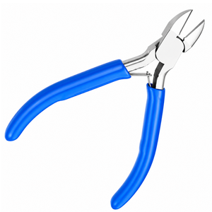 Mini Jewelry Flush Cutter Blue Handle Precision <b>Wire</b> Cutting Pliers Beading Tool Micro Snips for <b>Soft</b> <b>Wire</b> Craft Work - Product Image 5