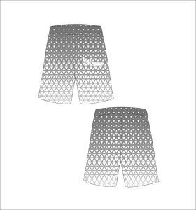 Shorts de basketball personnalisés jaune turquoise gris foncé à motif géométrique, respirants en maille, pour l'entraînement sportif, streetwear d'été, vêtements de sport - Product Image 2