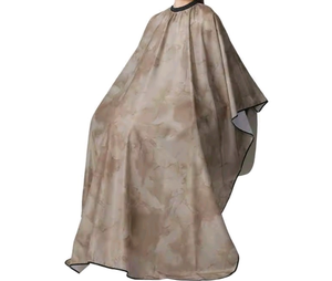 Bata de Barbero Impermeable de Poliéster con Camuflaje Marrón, con Detección de Agujas y Fusión sin Costuras, Unisex - Product Image 1