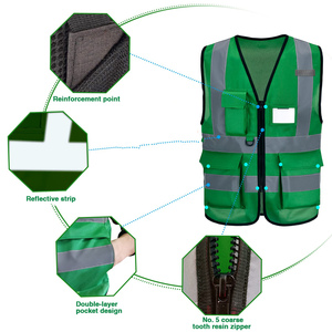 Chaleco de Seguridad al Por Mayor, Nuevo Estilo, Más Vendido, con Bolsillo, Hecho con el Mejor Material, Tejido Transpirable, Chaleco de Trabajo de Seguridad - Product Image 3