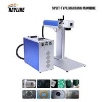 Marqueur laser à fibre de bureau mini 20W 30W 50W 100W pour la gravure de bijoux, montres, or, argent, acier inoxydable et métaux