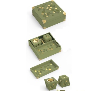 Ensemble d'encensoirs traditionnels en bois de séquoia avec motifs découpés au laser pour l'aromathérapie, utilisation toute saison, diffuseur en bois de style chinois - Product Image 6