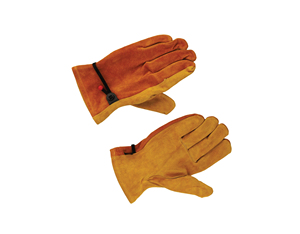 Guantes de Seguridad de Cuero con Muñequera Ajustable, Resistentes a la Abrasión, Antideslizantes, Impermeables, Resistentes a Impactos, para Uso General - Product Image 6