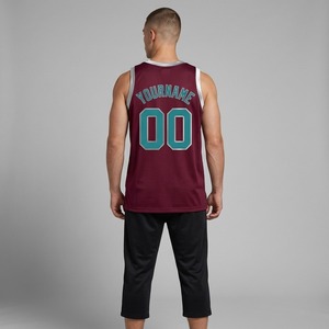 Custom Logo Sleeveless Basketball Jersey V Neck Dye Sublimation Performance Team Uniform OEM ODM Factory - Product Image 4