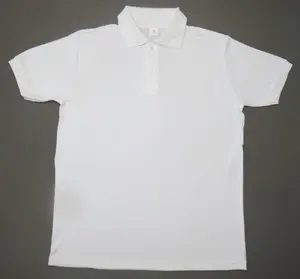 卸売プロモーション無地白綿100% 夏カジュアルカラーTシャツ空白経済品質選挙キャンペーンポロTシャツ