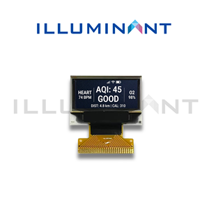 Écran PMOLED FPC de 0,83 pouce, éclairage monochrome bleu/blanc, 96x39, 23,8x16,2x1,2, 8 bits, 68XX/80XX, parallèle 4 fils, SPI I2C - Product Image 5