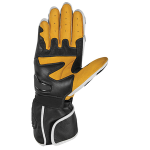 Gants de moto d'aventure robustes en polyester et nylon, à doigts entiers, compatibles écran tactile, imperméables et avec protection des articulations. - Product Image 3
