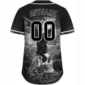 Camisetas de Béisbol Sublimadas Cómodas con Diseños Gráficos Únicos para Atletas Profesionales - Product Image 2